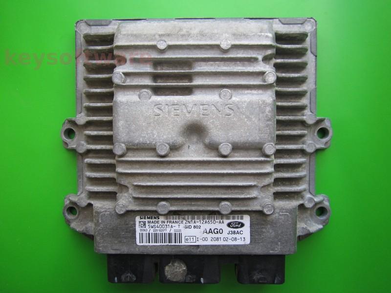 ECU Ford Fiesta 1.4TDCI 2N1A-12A650-AA 5WS40031A-T SID802
