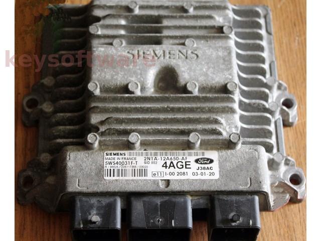 ECU Ford Fusion 1.4TDCI 2N1A-12A650-AF 5WS40031F-T SID802 {+