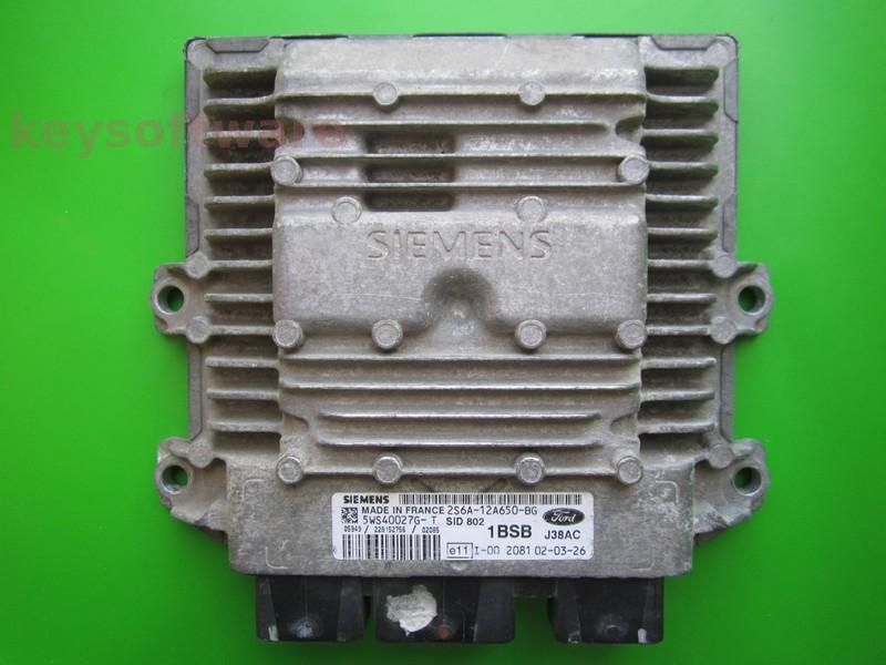 ECU Ford Fiesta 1.4TDCI 2S6A-12A650-BG 5WS40027G-T SID802 }