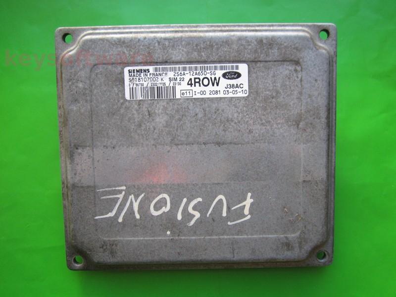 ECU Ford Fiesta 1.4 2S6A-12A650-SG S118107002K SIM22 }
