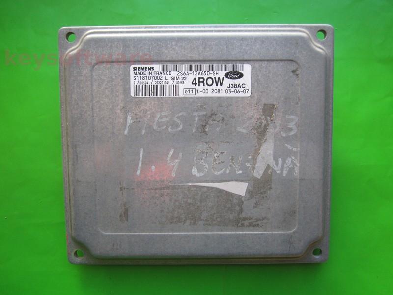ECU Ford Fiesta 1.4 2S6A-12A650-SH S118107002L SIM22 }