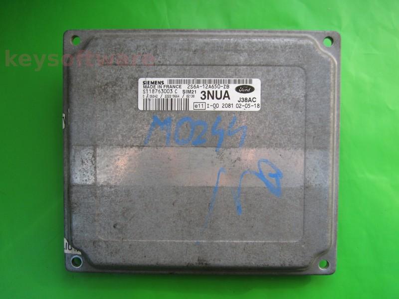 ECU Ford Fiesta 1.3 2S6A-12A650-ZB S118763003C SIM21 }