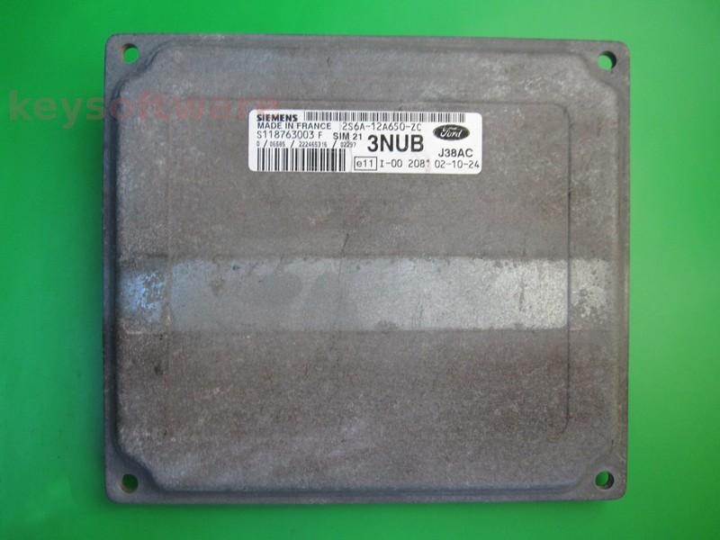 ECU Ford Fiesta 1.3 2S6A-12A650-ZC S118763003F SIM21 }