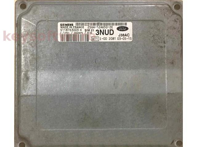 ECU Ford Fiesta 1.3 2S6A-12A650-ZE S118763003H SIM21 {