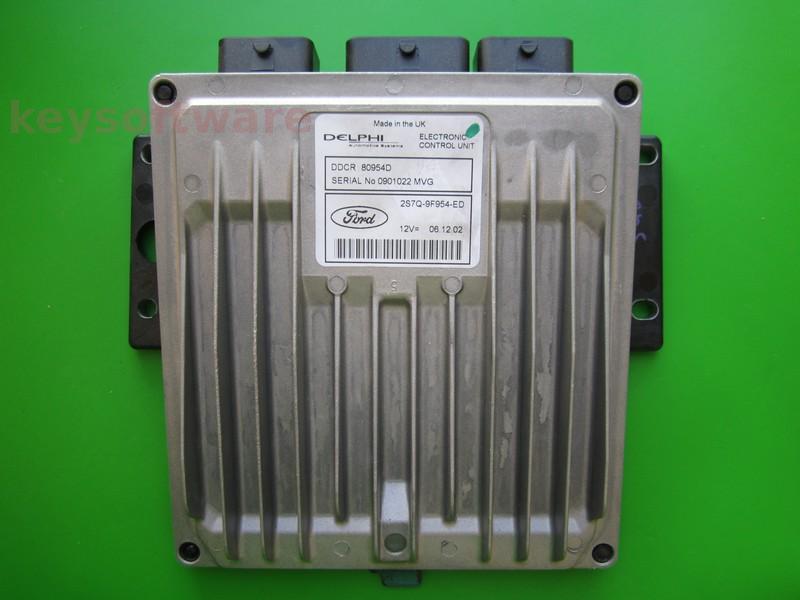 ECU Ford Mondeo 2.0TDCI 2S7Q-9F954-ED 80954D DDCR {