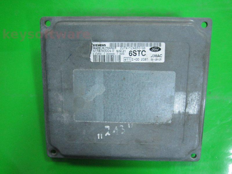 ECU Ford Fiesta 1.3 2U7A-12A650-UD S118763004D SIM21
