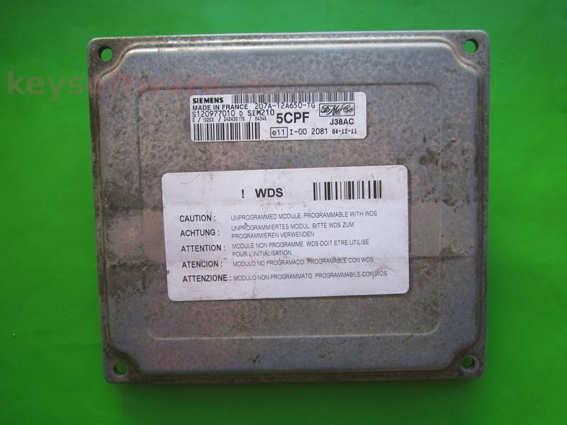 ECU Ford Fiesta 1.4 2U7A-12A650-TG S120977010D SIM210