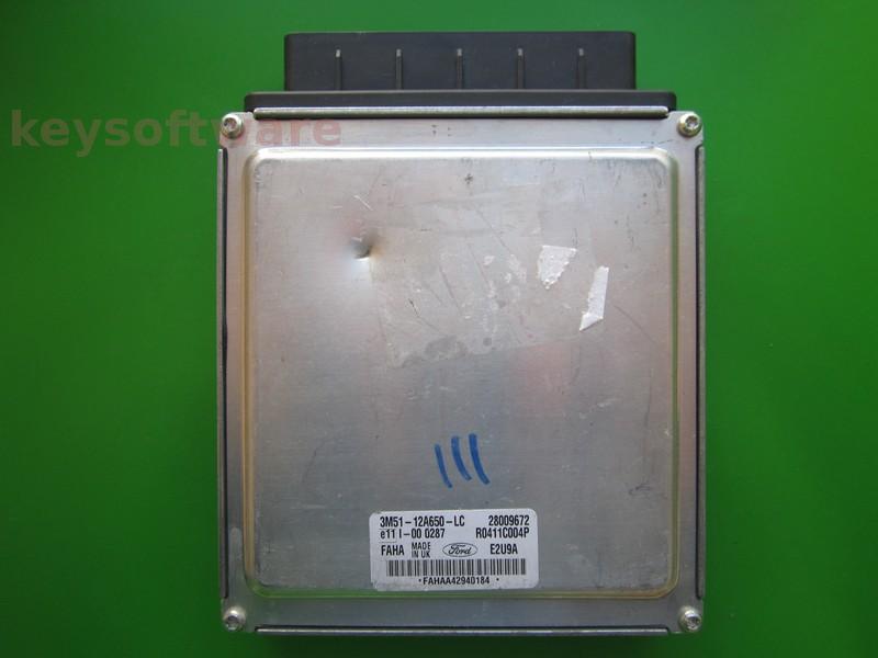 ECU Ford Focus 2.0TDCI 3M51-12A650-LC FAHA E2U9A