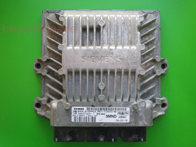 ECU Ford Focus 2.0TDCI 3M51-12A650-ND 5WS40162D-T SID803
