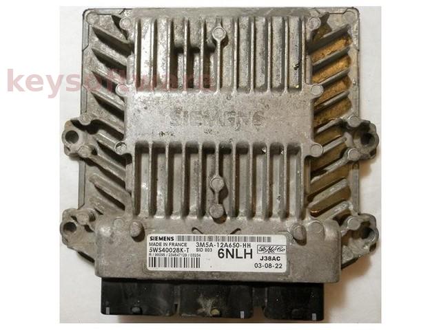 ECU Ford C-Max 2.0TDCI 3M5A-12A650-HH 5WS40028K-T SID803 {+