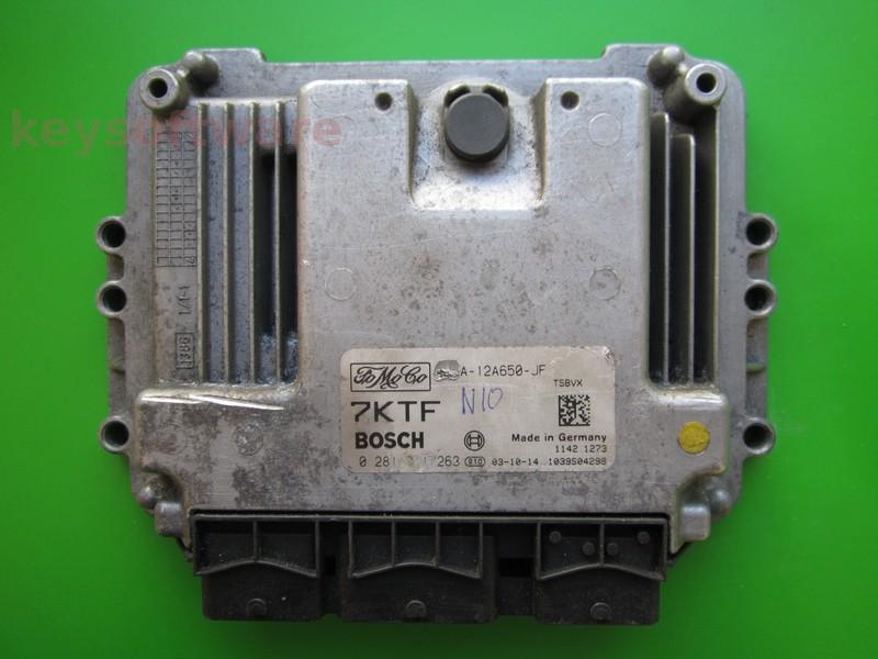 ECU Ford Focus 1.6TDCI 3M5A-12A650-JF 0281011263 EDC16C3 }