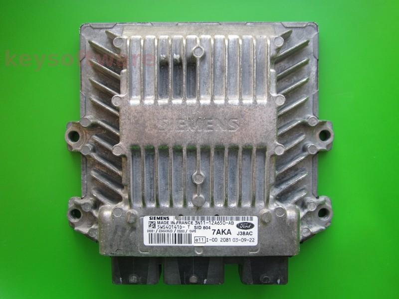 ECU Ford Fusion 1.4TDCI 3N11-12A650-AB 5WS40141D-T SID804