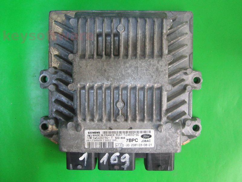 ECU Ford Fusion 1.4TDCI 3S61-12A650-GC 5WS40073G-T SID804