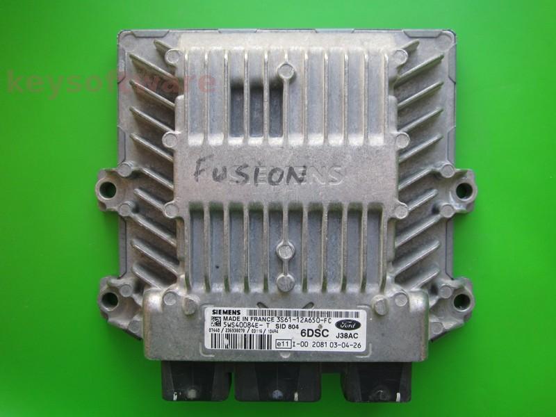 ECU Ford Fusion 1.4TDCI 3S61-12A650-FC 5WS40084E-T SID804 {