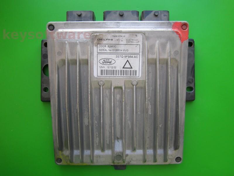 ECU Ford Mondeo 2.0TDCI 3S7Q-9F954-AC 80963C DDCR