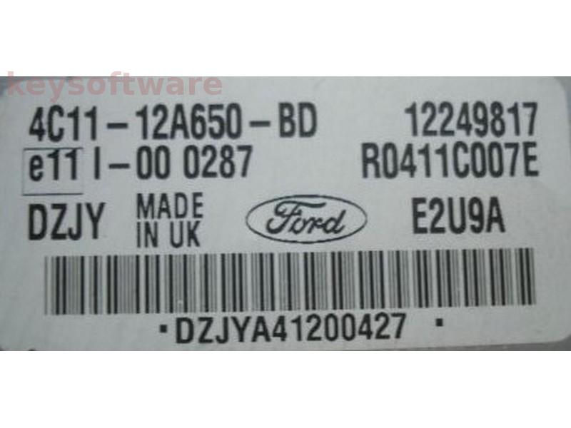 ECU Ford Transit 2.0TDCI 4C11-12A650-BD R0411C007E E2U9A