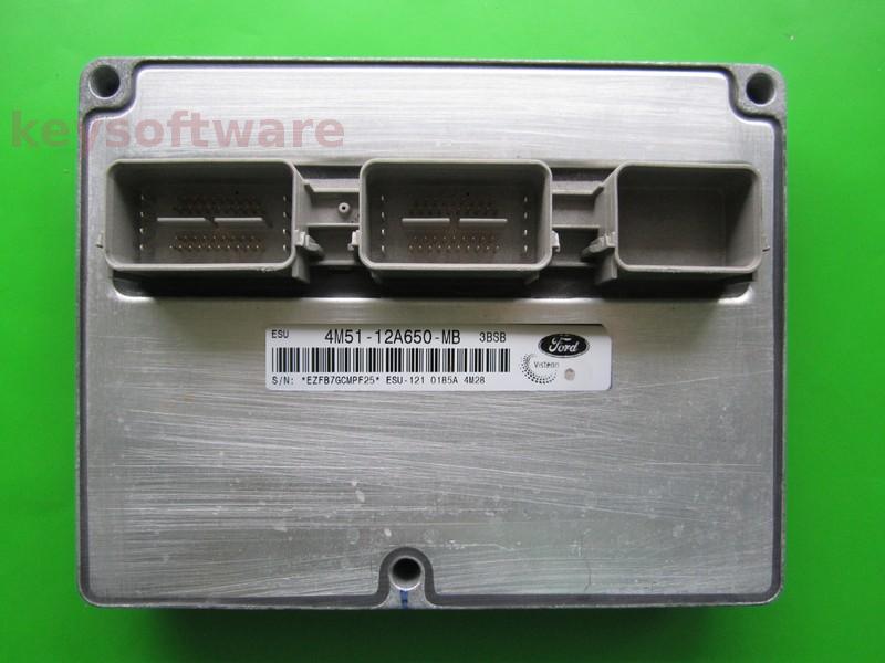 ECU Ford C-Max 1.8 4M51-12A650-MB 3BSB ESU-121