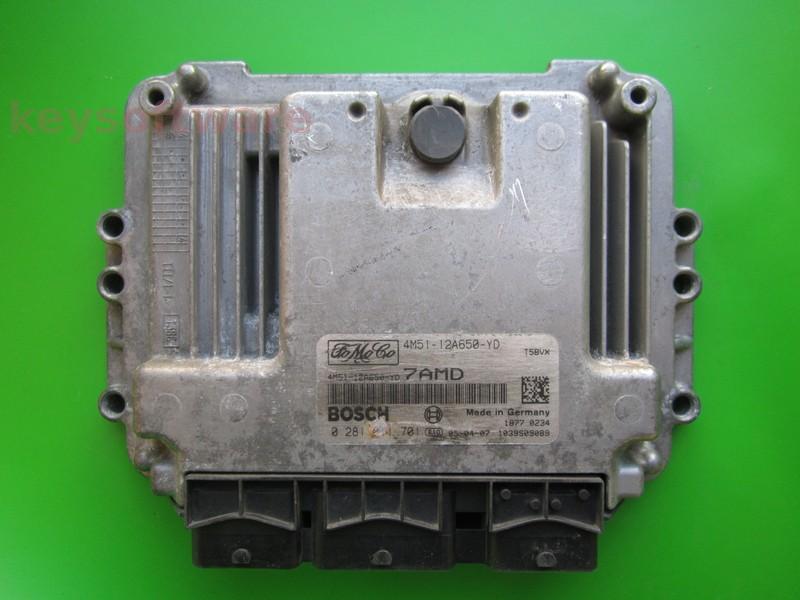 ECU Ford Focus 1.6TDCI 4M51-12A650-YD 0281011701 EDC16C34