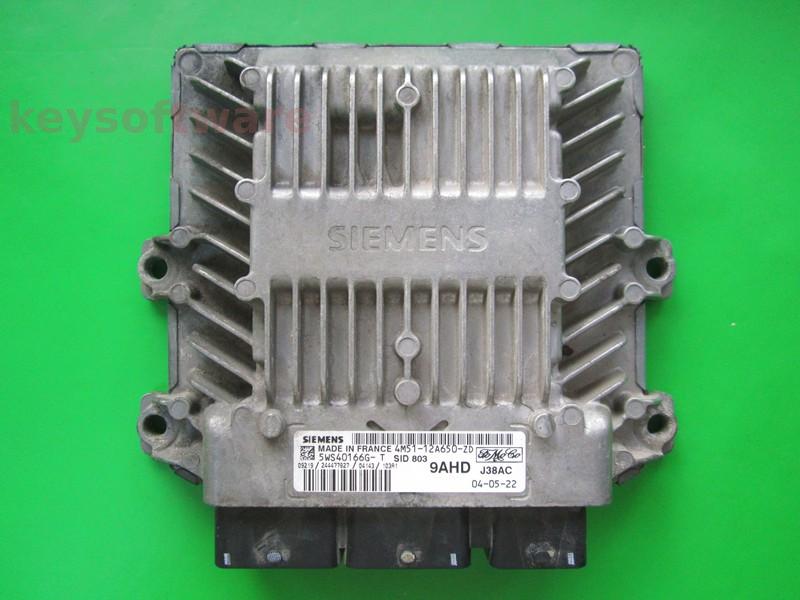 ECU Ford C-Max 2.0TDCI 4M51-12A650-ZD 5WS40166G-T SID803 {+