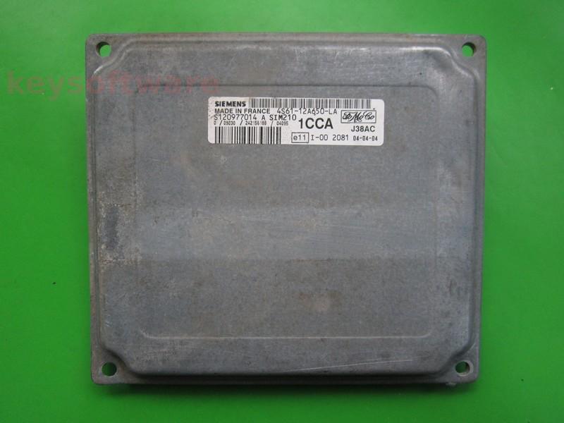 ECU Ford Fiesta 1.4 4S61-12A650-LA S120977014A SIM210