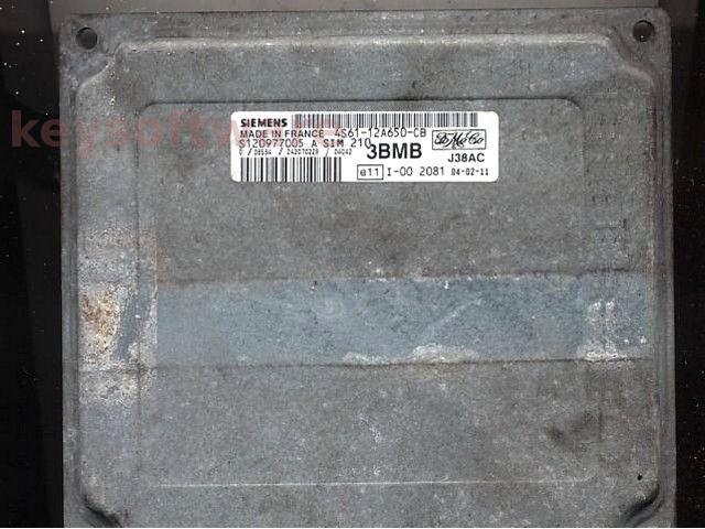 ECU Ford Fiesta 1.25 4S61-12A650-CB S120977005A SIM210 {+