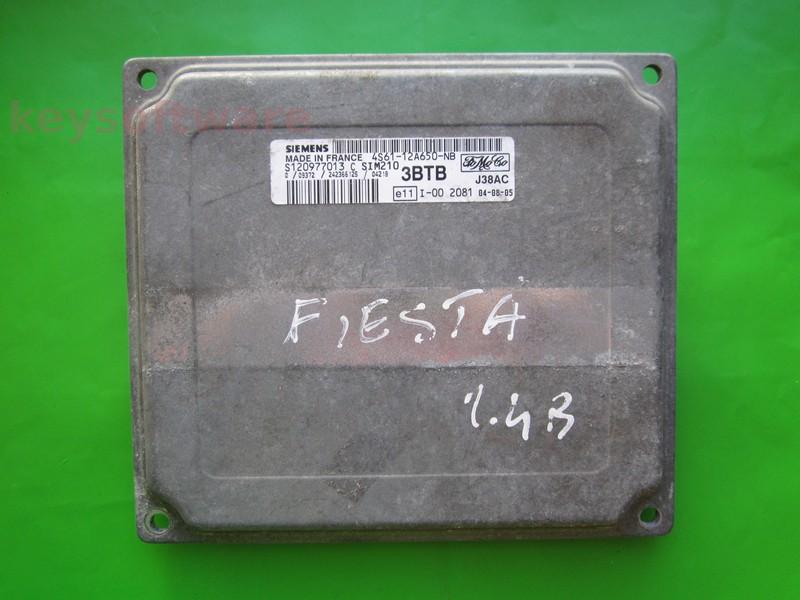 ECU Ford Fiesta 1.4 4S61-12A650-NB S120977013C SIM210 }