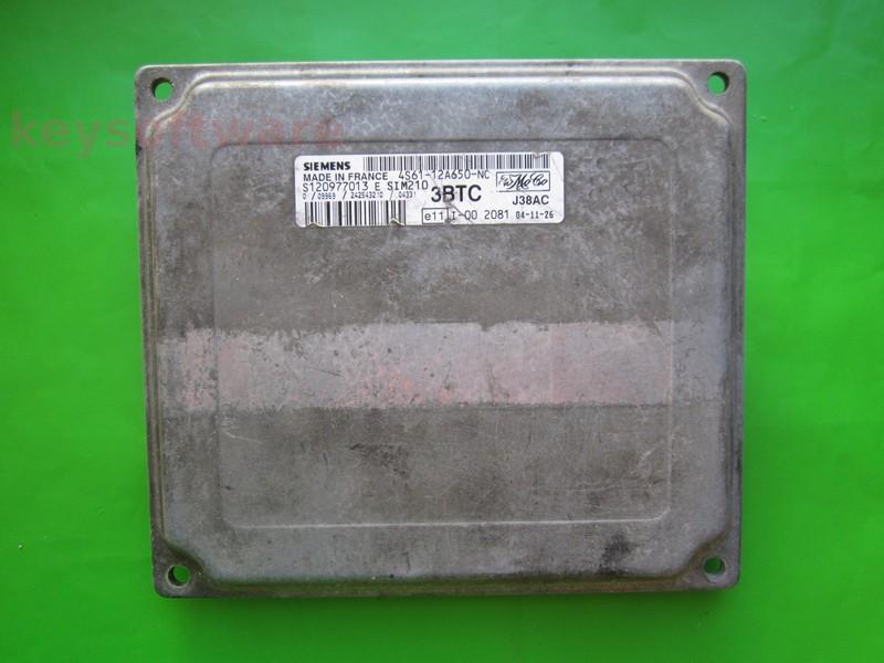 ECU Ford Fiesta 1.4 4S61-12A650-NC S120977013E SIM210