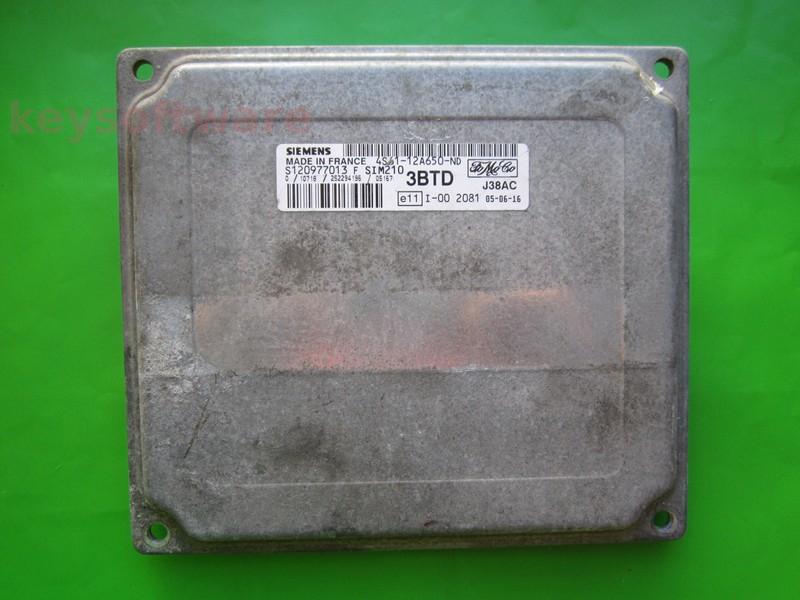 ECU Ford Fiesta 1.4 4S61-12A650-ND S120977013F SIM210
