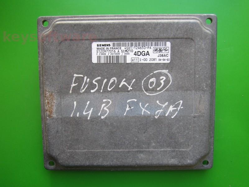 ECU Ford Fusion 1.4 4S61-12A650-PA S120977016A SIM210 {