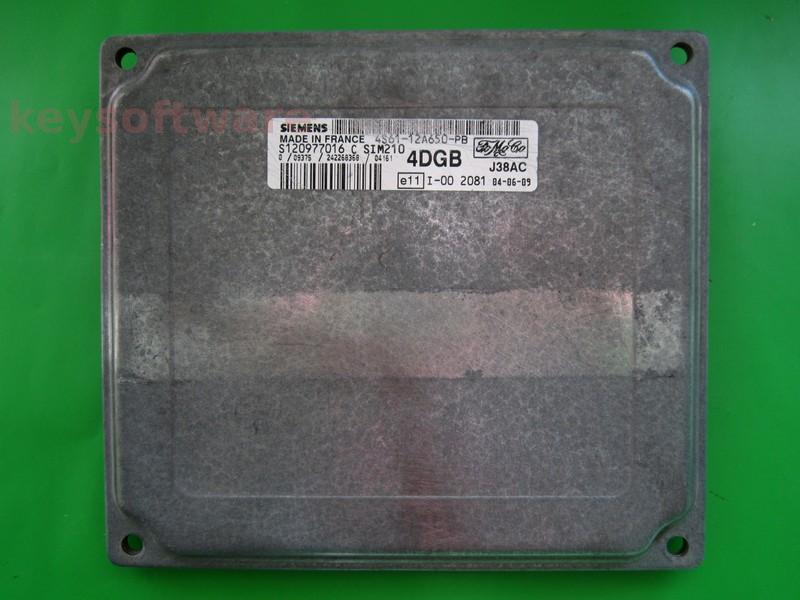 ECU Ford Fusion 1.4 4S61-12A650-PB S120977016C SIM210