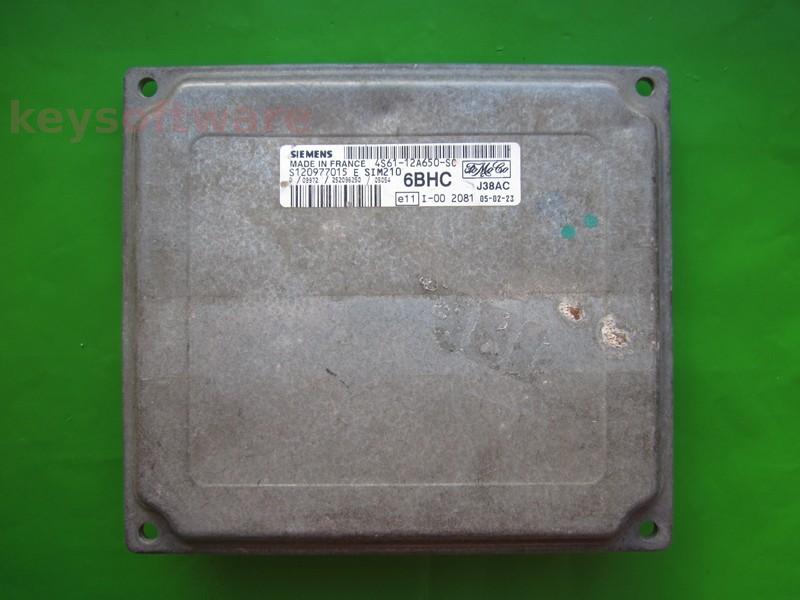 ECU Ford Fiesta 1.4 4S61-12A650-SC S120977015E SIM210