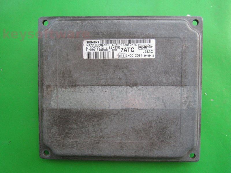 ECU Ford Fiesta 1.6 4S61-12A650-TC S120977012D SIM210