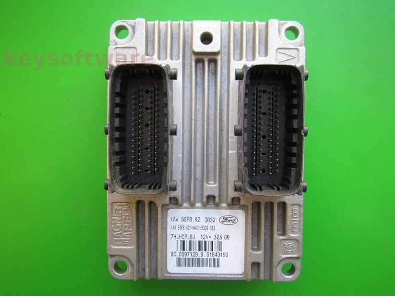 ECU Ford Ka 1.2 51843150 IAW 5SF8.K2 }
