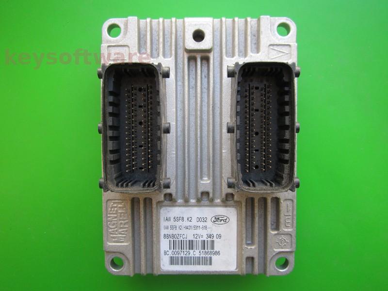 ECU Ford Ka 1.2 51868986 IAW 5SF8.K2 }