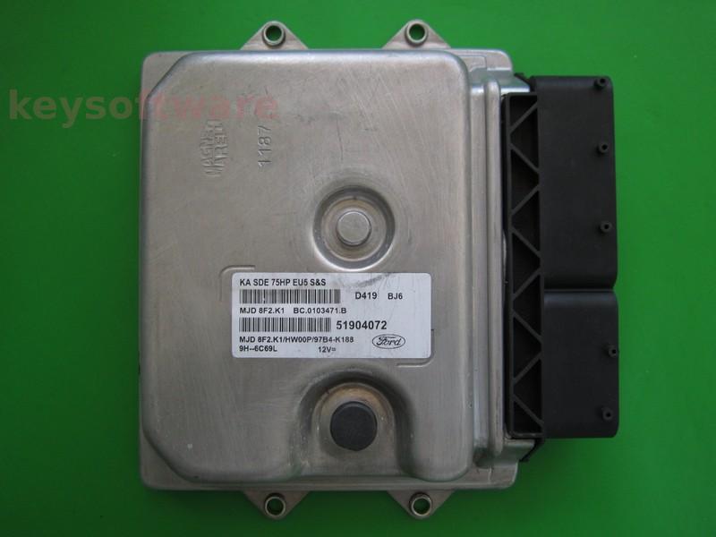 ECU Ford Ka 1.3 51904072 8F2.K1 {