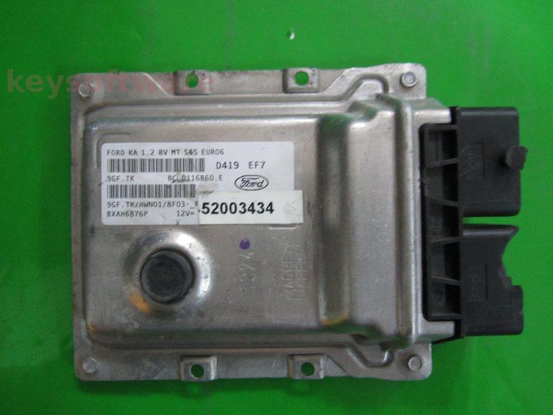 ECU Ford Ka 1.2 52003434 9GF.TK