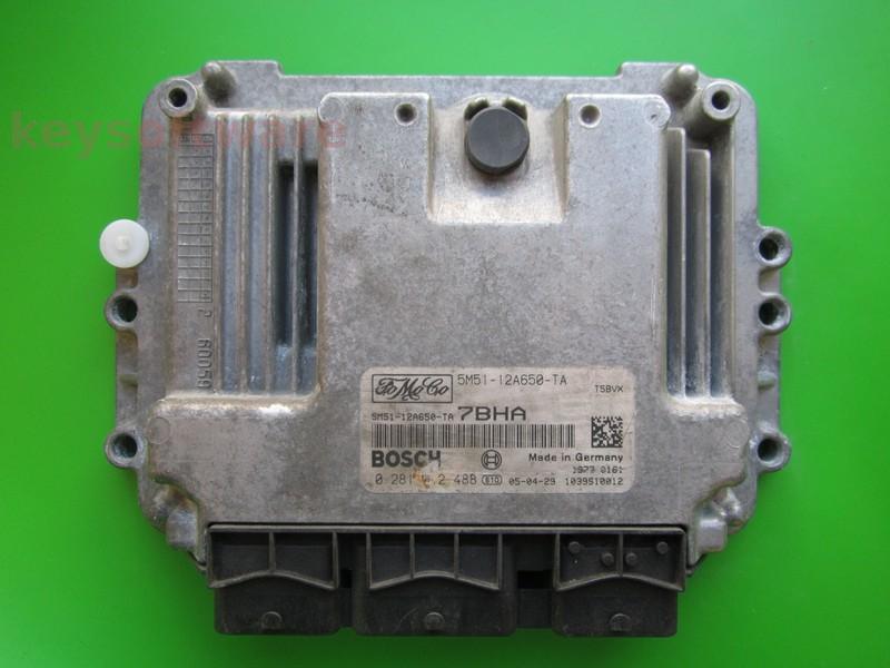 ECU Ford Focus 1.6TDCI 5M51-12A650-TA 0281012488 EDC16C34