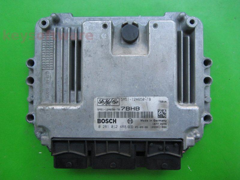 ECU Ford Focus 1.6TDCI 5M51-12A650-TB 0281012488 EDC16C34