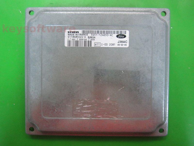 ECU Ford Ka 1.3 5S51-12A650-AC S118685022D SIM24