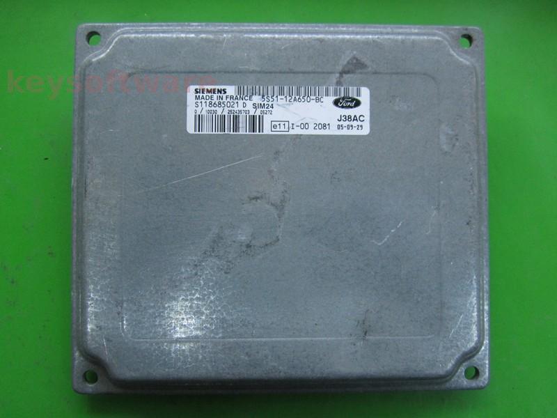 ECU Ford Ka 1.3 5S51-12A650-BC S118685021D SIM24