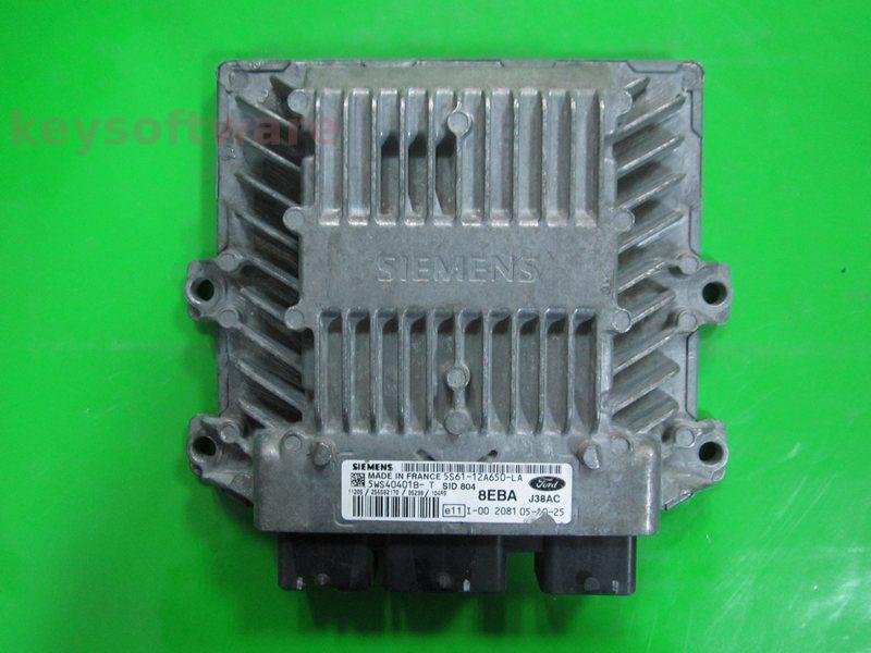 ECU Ford Fiesta 1.4TDCI 5S61-12A650-LA 5WS40401B-T SID804