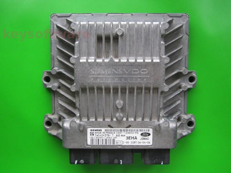 ECU Ford Fusion 1.4TDCI 5S61-12A650-PA 5WS40437B-T SID804
