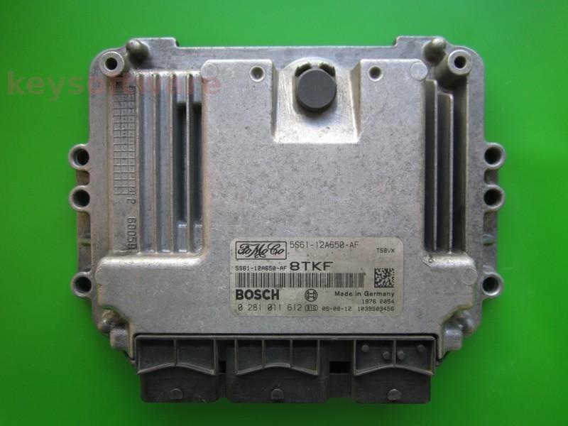 ECU Ford Fiesta 1.6TDCI 5S61-12A650-AF 0281011612 EDC16C34 {