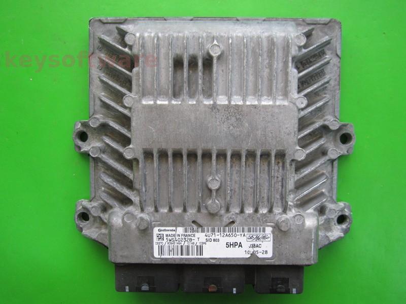 ECU Ford Focus 2.0TDCI 4U71-12A650-YA 5WS40232B-T SID803
