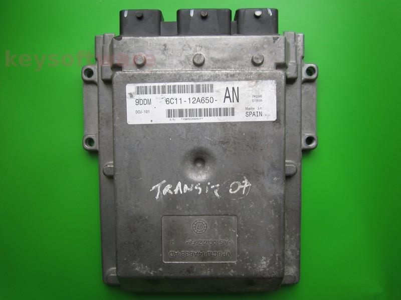 ECU Ford Transit 2.4TDCI 6C11-12A650-AN 9DDM DCU-101