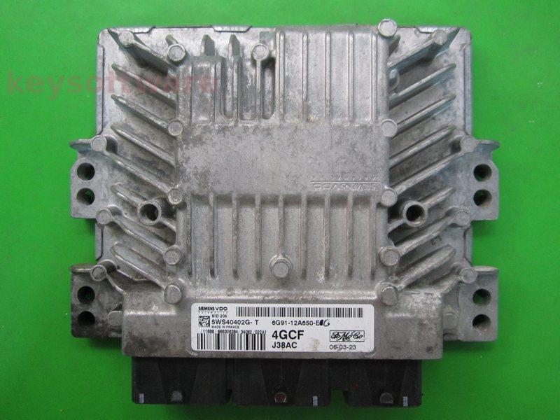 ECU Ford S-Max 2.0TDCI 6G91-12A650-EF 5WS40402G-T SID206