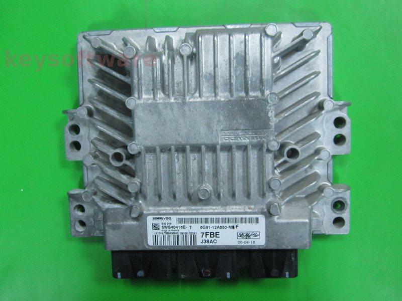 ECU Ford S-Max 2.0TDCI 6G91-12A650-MF 5WS40416E-T SID206