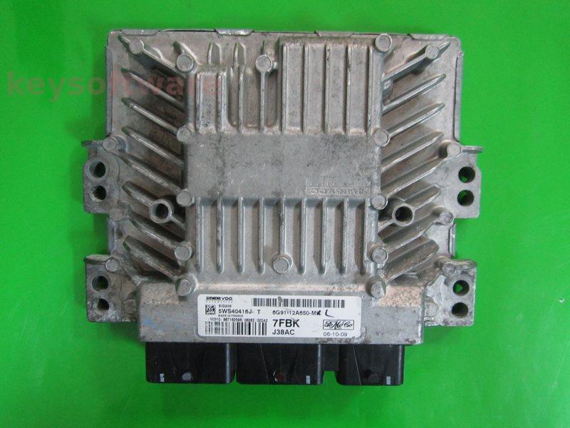 ECU Ford S-Max 2.0TDCI 6G91-12A650-MK 5WS40416J-T SID206 {