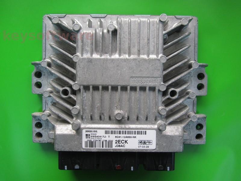 ECU Ford S-Max 2.0TDCI 6G91-12A650-NK 5WS40417J-T SID206 {+