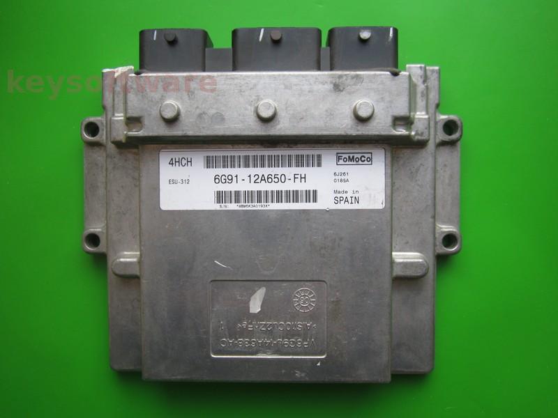 ECU Ford S-Max 2.0 6G91-12A650-FH 4HCH ESU-312